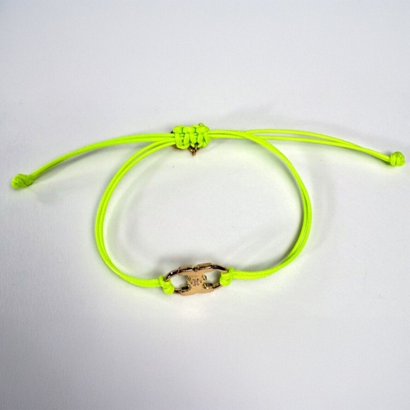 Tory Burch Ambition Friendship Bracelet – Adjustable Neon Yellow ✨💛 - Picture 2 of 4